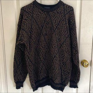 Vintage Italian Wool Sweater Brown